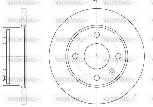 Woking D6103.00 - Əyləc Diski furqanavto.az