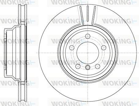 Woking D61078.10 - Əyləc Diski furqanavto.az