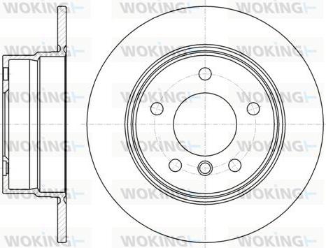 Woking D61144.00 - Əyləc Diski furqanavto.az