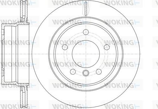 Woking D61145.10 - Əyləc Diski furqanavto.az