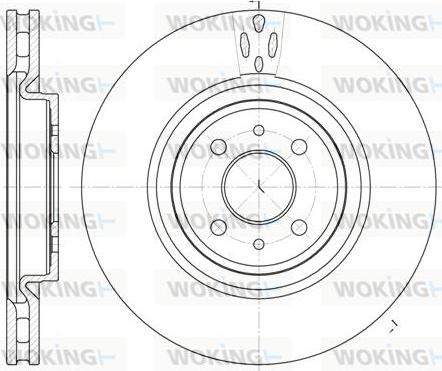 Woking D61151.10 - Əyləc Diski furqanavto.az