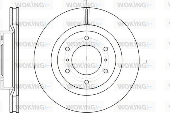 Woking D61100.10 - Əyləc Diski furqanavto.az