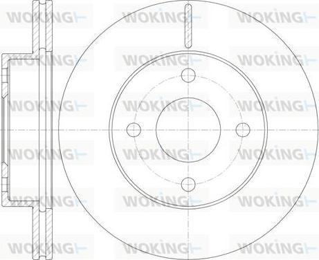 Woking D61131.10 - Əyləc Diski furqanavto.az