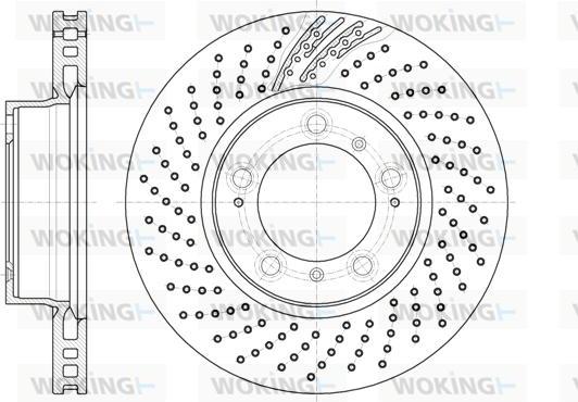 Woking D61133.10 - Əyləc Diski www.furqanavto.az