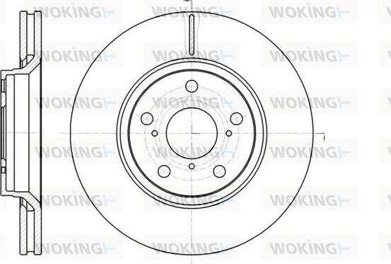 Woking D61121.10 - Əyləc Diski furqanavto.az