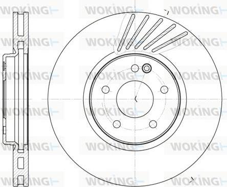 Woking D61127.10 - Əyləc Diski furqanavto.az