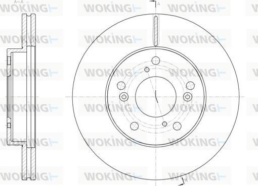 Woking D61855.10 - Əyləc Diski furqanavto.az