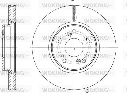 Woking D61807.10 - Əyləc Diski furqanavto.az