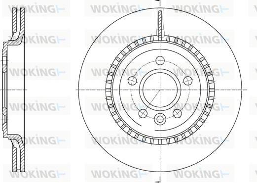 Woking D61888.10 - Əyləc Diski furqanavto.az