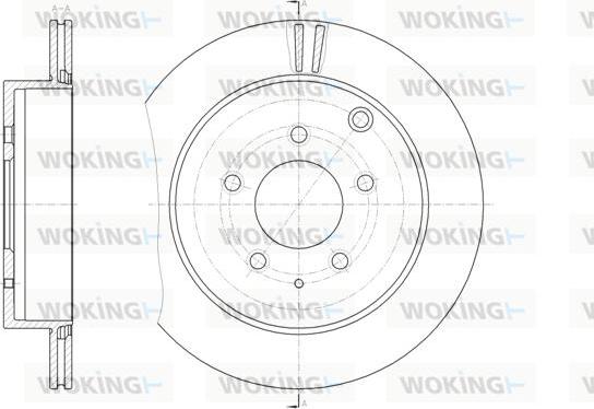 Woking D61882.10 - Əyləc Diski furqanavto.az