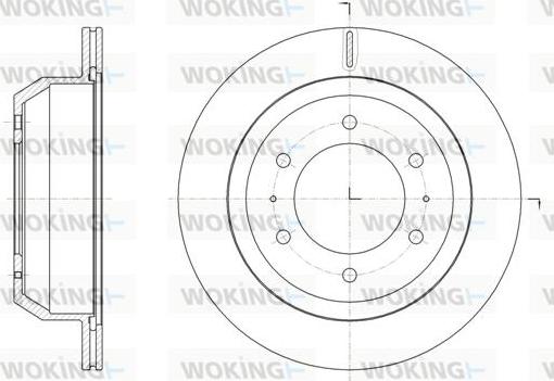 Woking D61823.10 - Əyləc Diski furqanavto.az