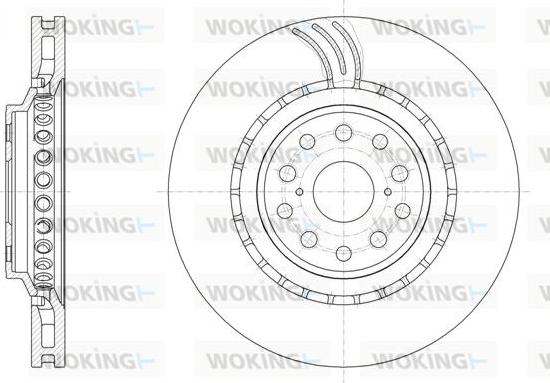 Woking D61877.10 - Əyləc Diski furqanavto.az