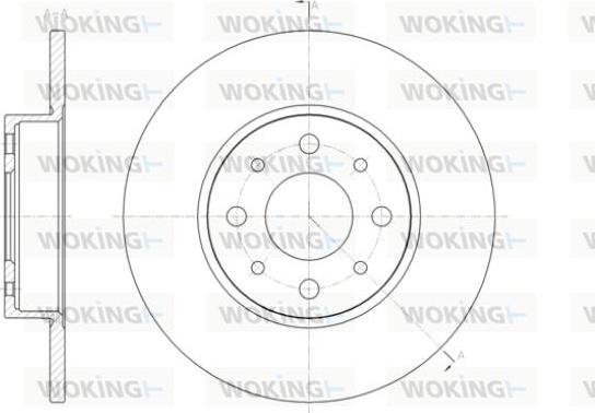 Woking D61390.00 - Əyləc Diski furqanavto.az