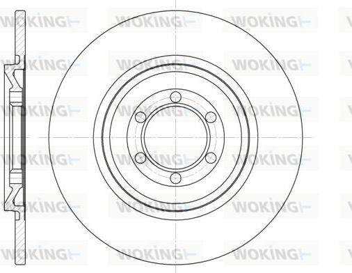 Woking D6139.00 - Əyləc Diski furqanavto.az