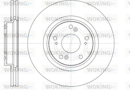 Woking D61359.10 - Əyləc Diski furqanavto.az