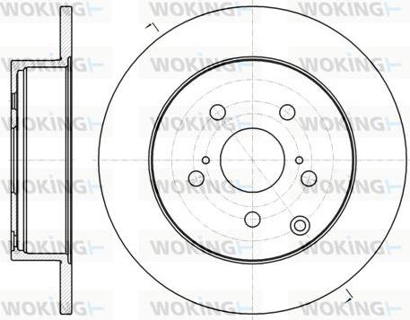 Woking D61350.00 - Əyləc Diski furqanavto.az