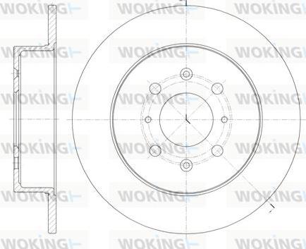 Woking D61352.00 - Əyləc Diski furqanavto.az