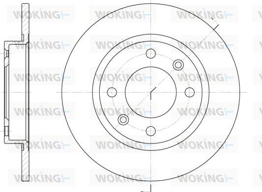 Woking D6136.00 - Əyləc Diski furqanavto.az