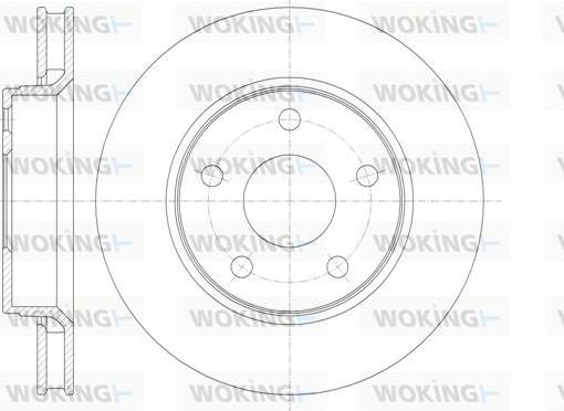 Woking D61367.10 - Əyləc Diski furqanavto.az