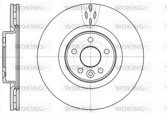 Woking D61304.10 - Əyləc Diski furqanavto.az