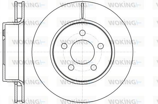 Woking D61301.10 - Əyləc Diski furqanavto.az