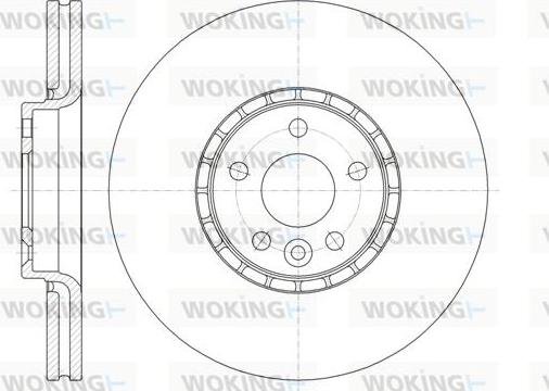 Woking D61319.10 - Əyləc Diski furqanavto.az