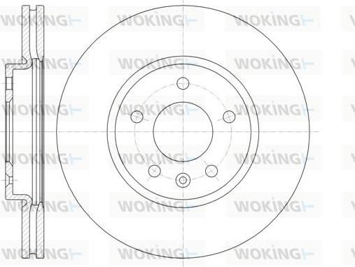 Woking D61314.10 - Əyləc Diski furqanavto.az