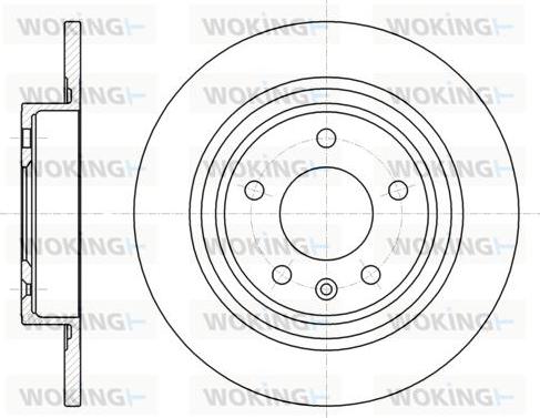 Woking D61315.00 - Əyləc Diski furqanavto.az