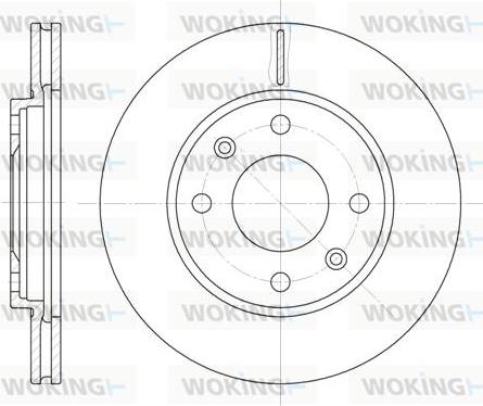 Woking D6131.10 - Əyləc Diski furqanavto.az