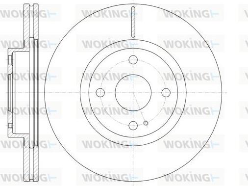 Woking D61380.10 - Əyləc Diski furqanavto.az