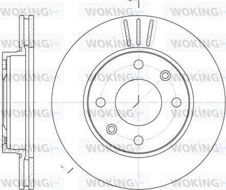 Woking D6133.10 - Əyləc Diski furqanavto.az