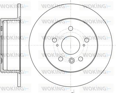 Woking D61327.00 - Əyləc Diski furqanavto.az