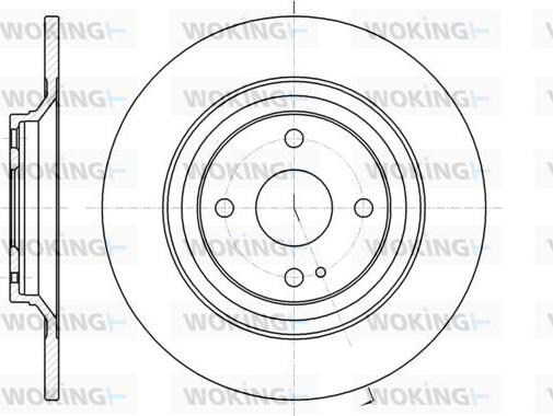 Woking D61379.00 - Əyləc Diski furqanavto.az