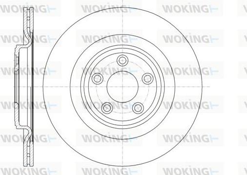 Woking D61375.10 - Əyləc Diski furqanavto.az