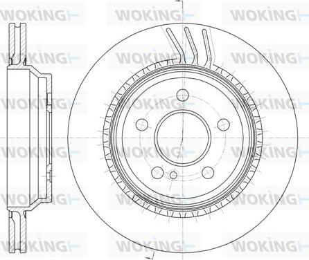 Woking D61296.10 - Əyləc Diski furqanavto.az