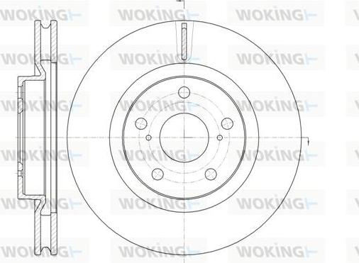 Woking D61259.10 - Əyləc Diski furqanavto.az