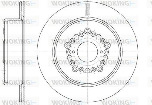 Woking D61254.10 - Əyləc Diski furqanavto.az