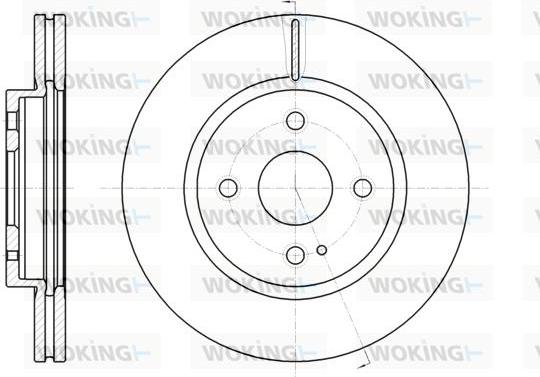 Woking D61266.10 - Əyləc Diski furqanavto.az