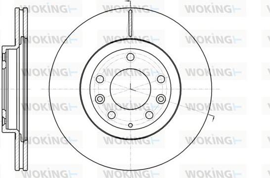 Woking D61215.10 - Əyləc Diski furqanavto.az