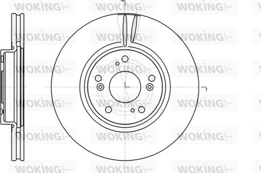 Woking D61218.10 - Əyləc Diski furqanavto.az