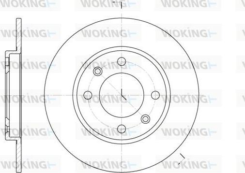 Woking D6128.00 - Əyləc Diski furqanavto.az