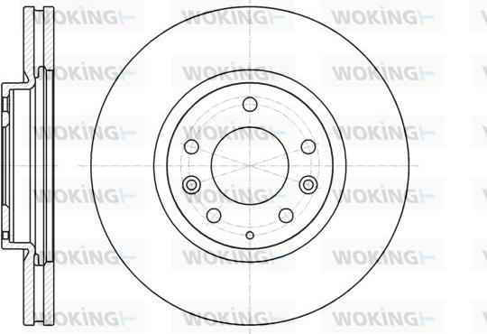 Woking D61236.10 - Əyləc Diski furqanavto.az