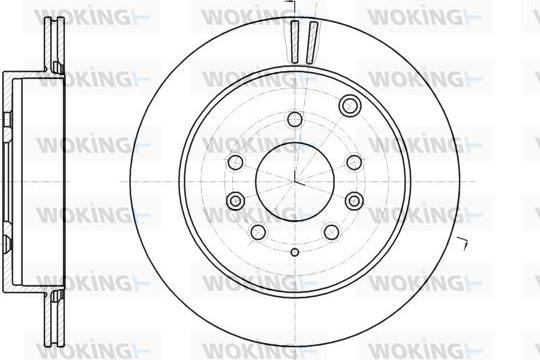 Woking D61237.10 - Əyləc Diski furqanavto.az