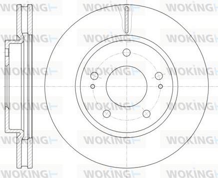 Woking D61229.10 - Əyləc Diski furqanavto.az