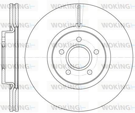 Woking D61223.10 - Əyləc Diski furqanavto.az