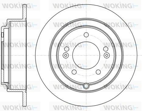 Woking D61276.00 - Əyləc Diski furqanavto.az