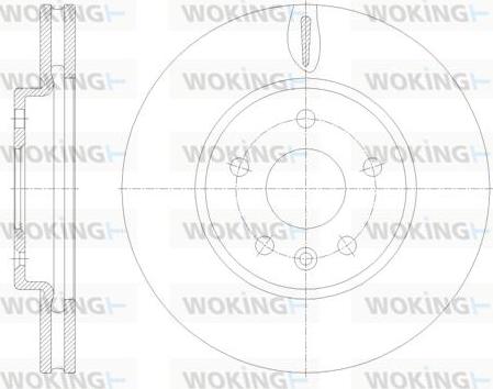 Woking D61793.10 - Əyləc Diski furqanavto.az