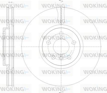 Woking D61789.10 - Əyləc Diski furqanavto.az