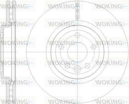 Woking D61782.10 - Əyləc Diski furqanavto.az