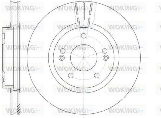 Woking D6897.10 - Əyləc Diski furqanavto.az